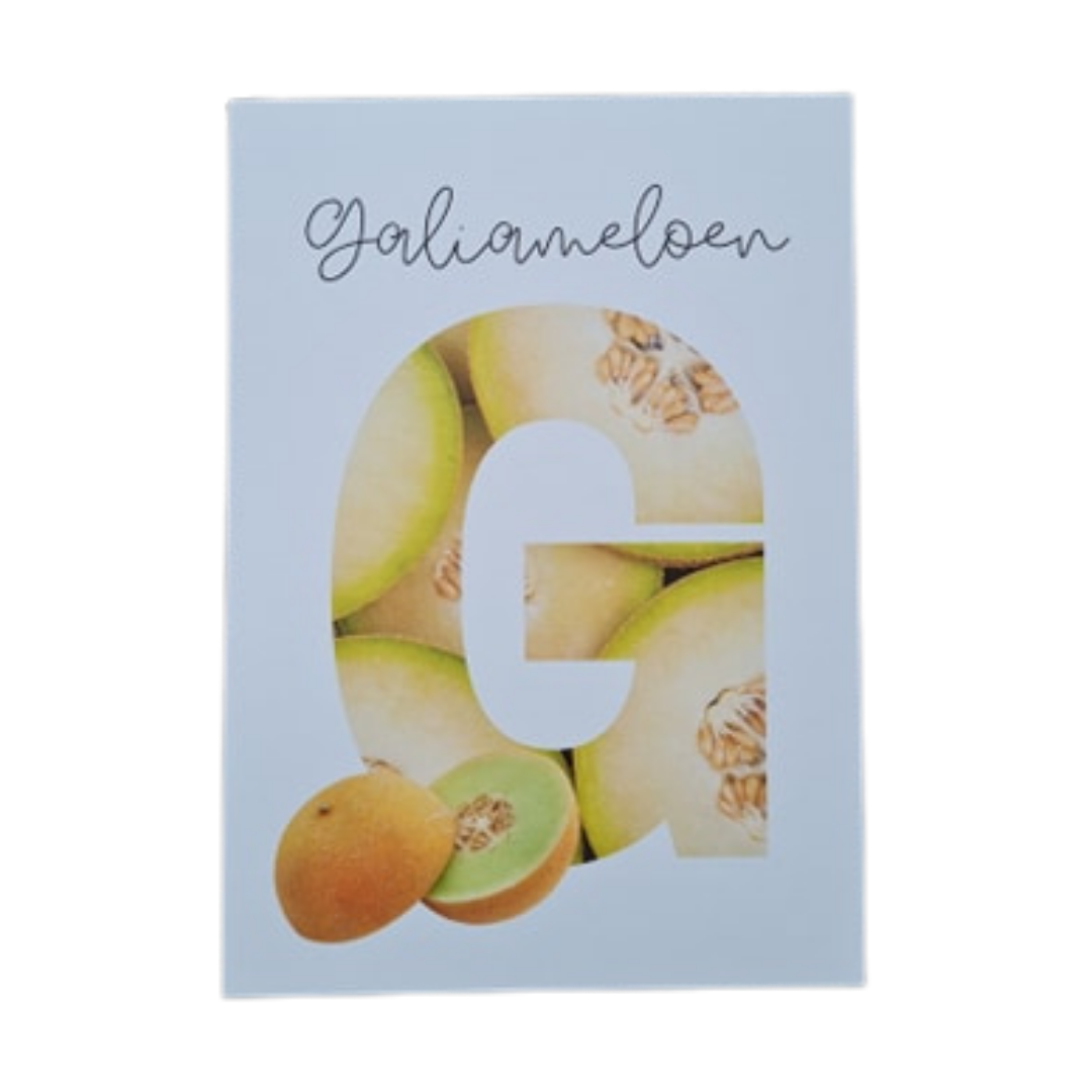 'G van Galiameloen’ – Letter Ansichtkaart