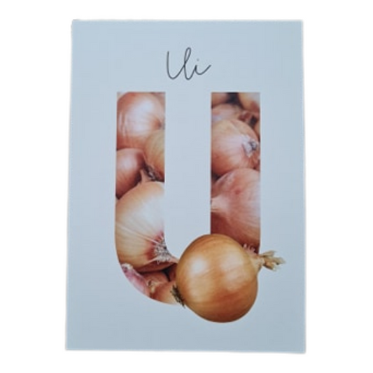 'U van Ui’ – Letter Ansichtkaart