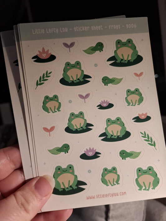 Kikkers - Stickervelletje