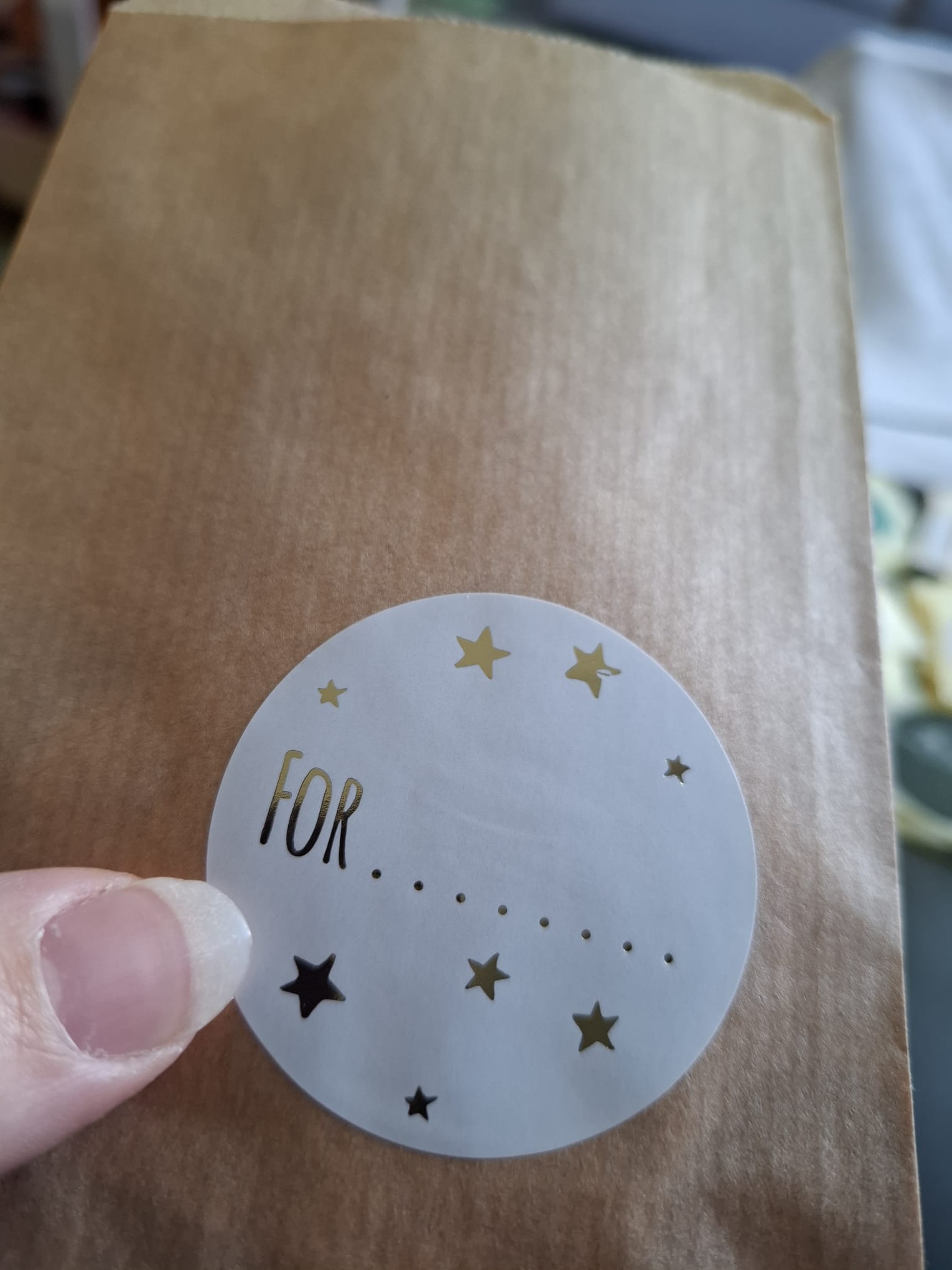 'For...' - 20 Etiketten Stickers