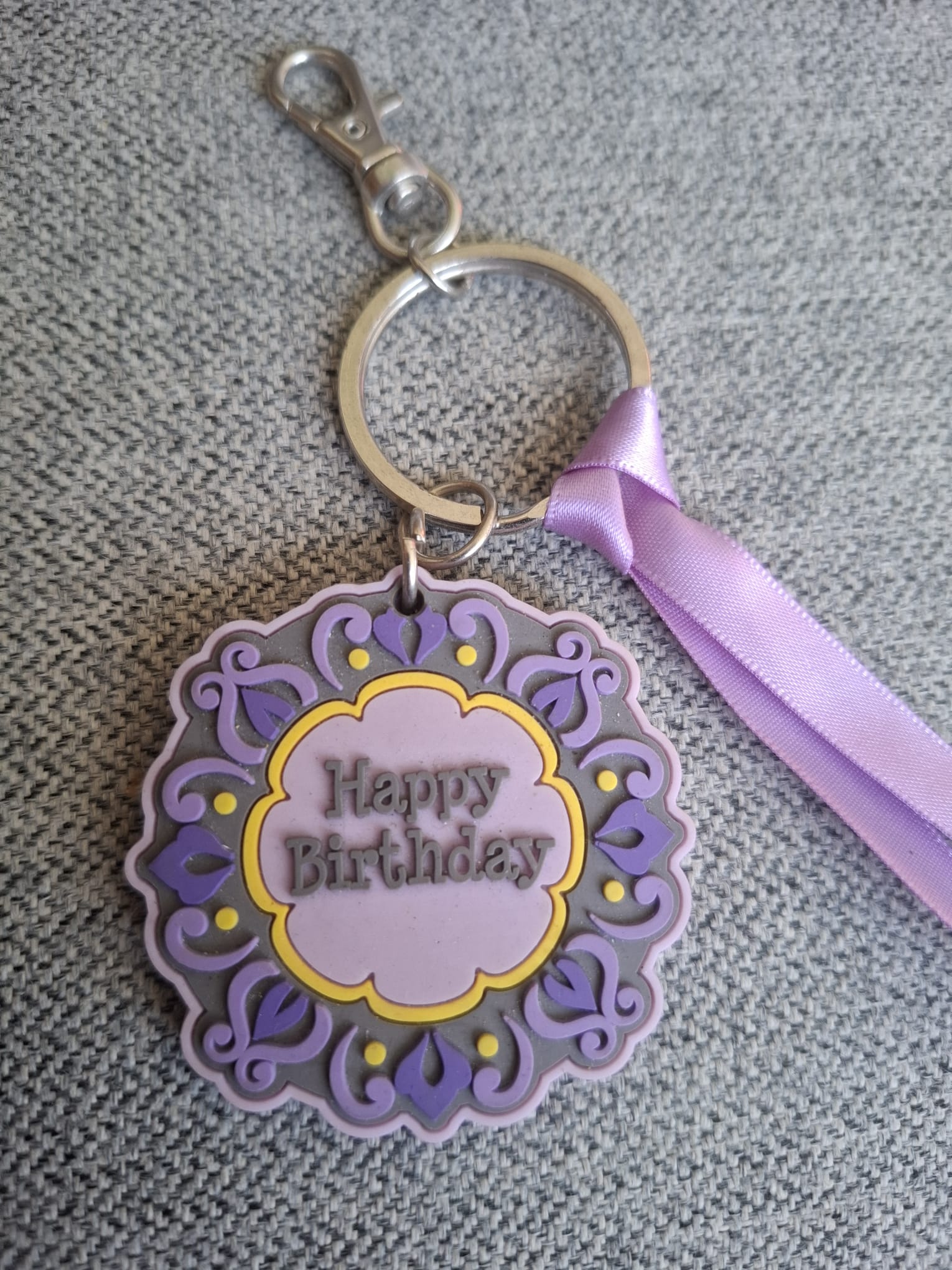 'Happy birthday' - Sleutelhanger