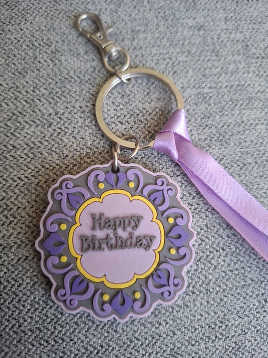 'Happy birthday' - Sleutelhanger