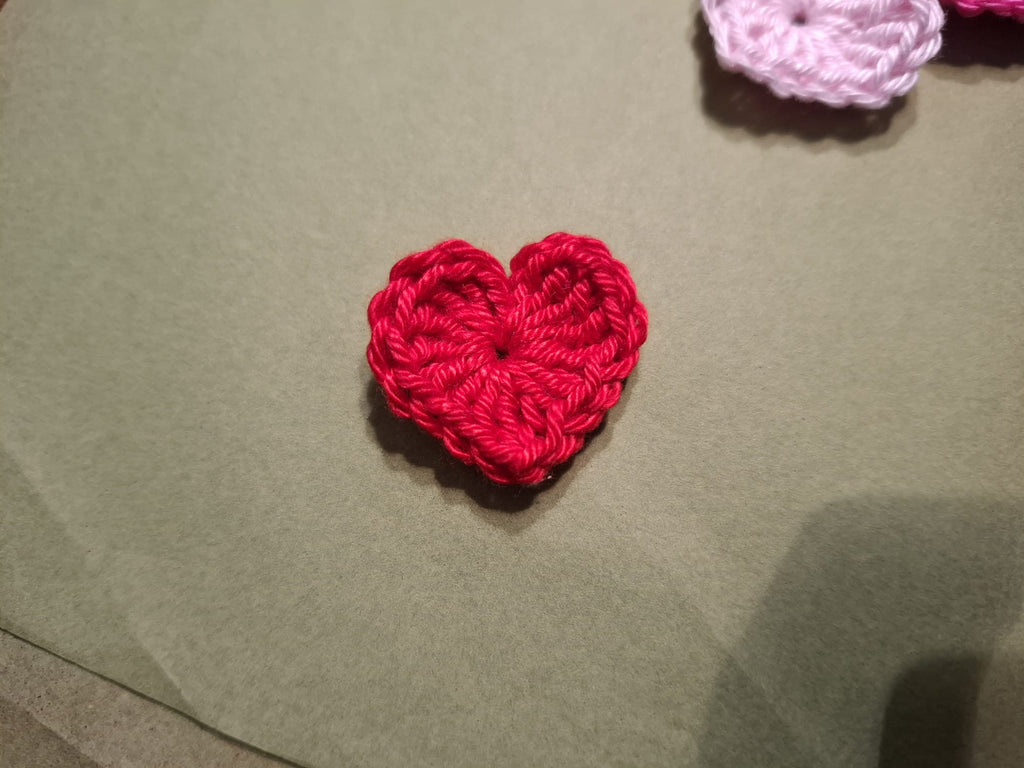 Rood Hartje Gehaakt