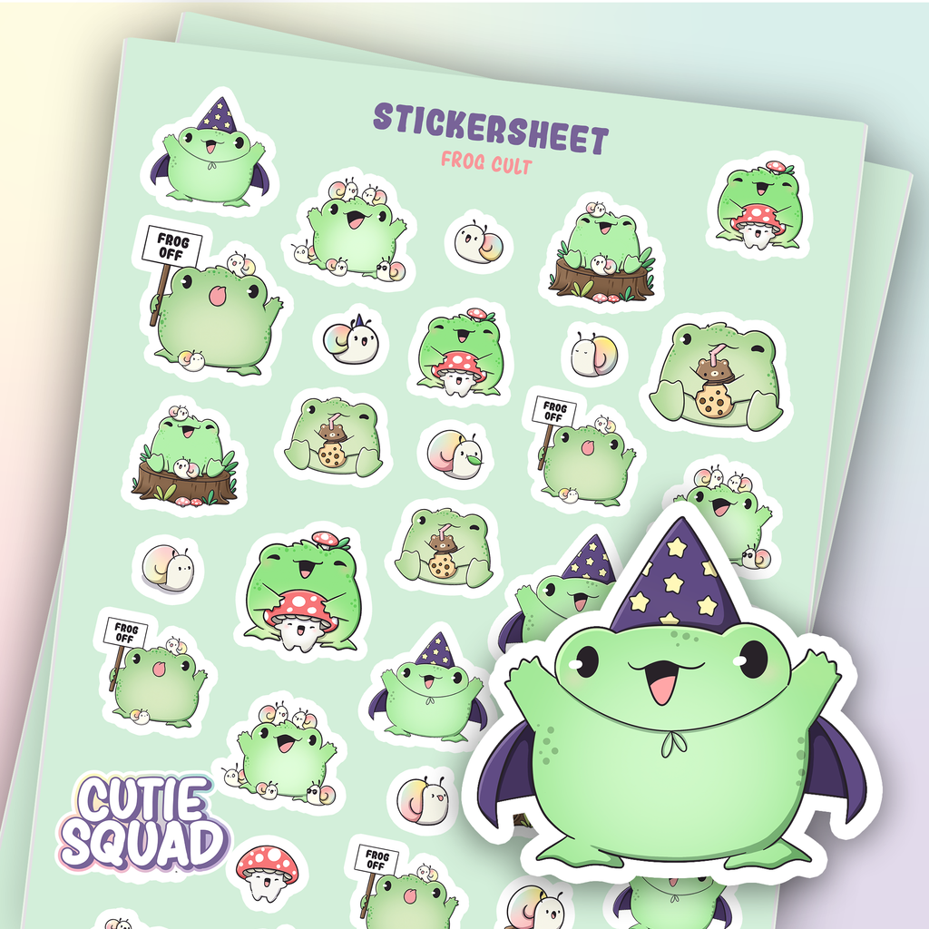 Cultkikker | Stickervel