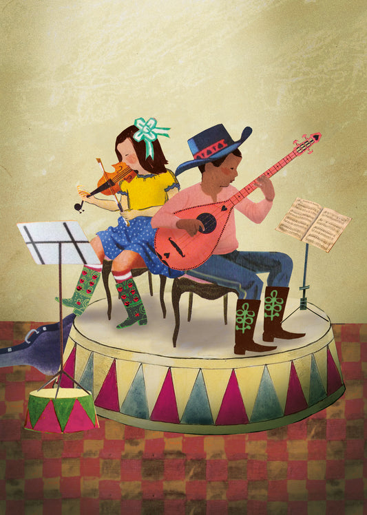 Muziek Kinderen – Ansichtkaart