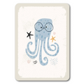 Octopus met bril – Ansichtkaart