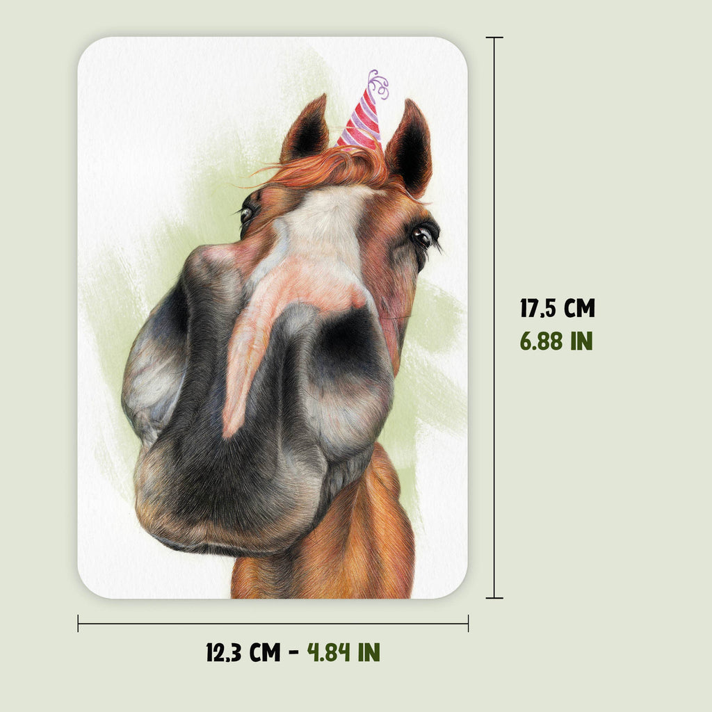 Paard Jarig - Ansichtkaart