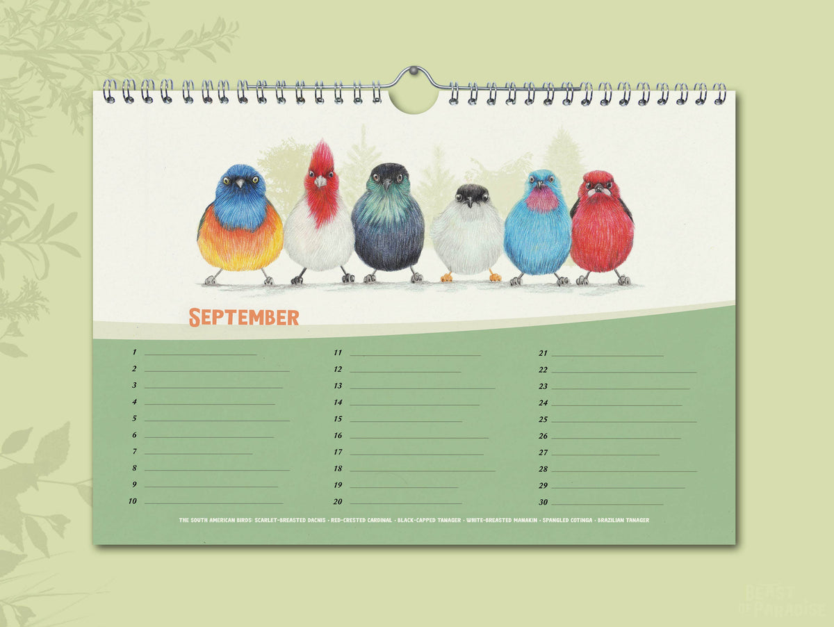Vogels - Verjaardagskalender