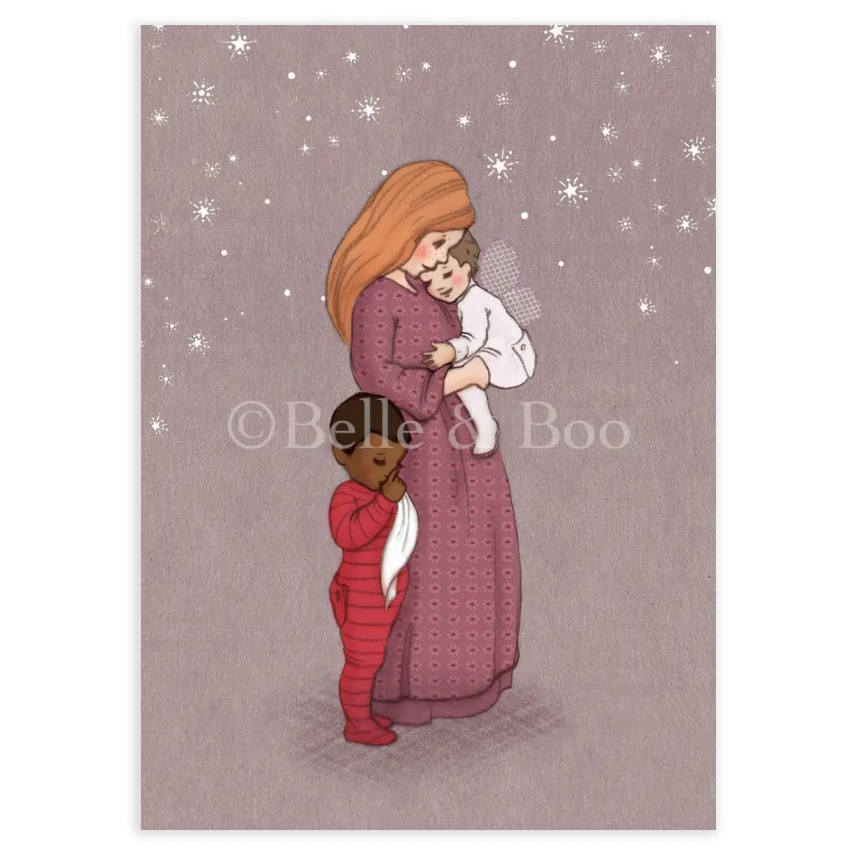 Vrouw met Kinderen – Magie Ansichtkaart