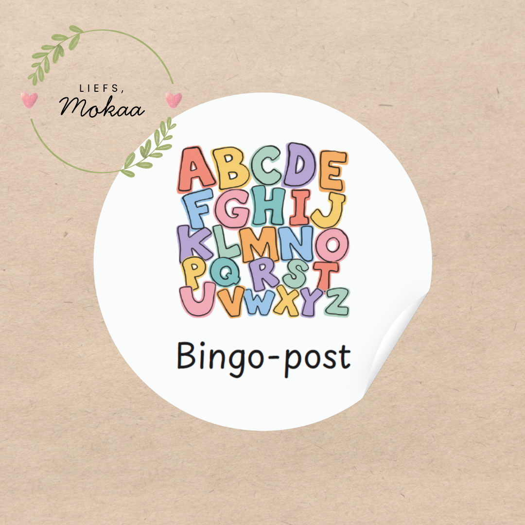 'Bingo-post' - Set van 10 Stickers