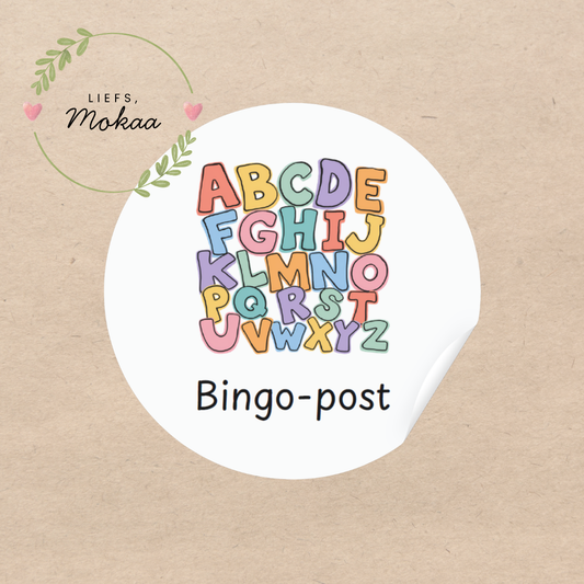 'Bingo-post' - Set van 10 Stickers