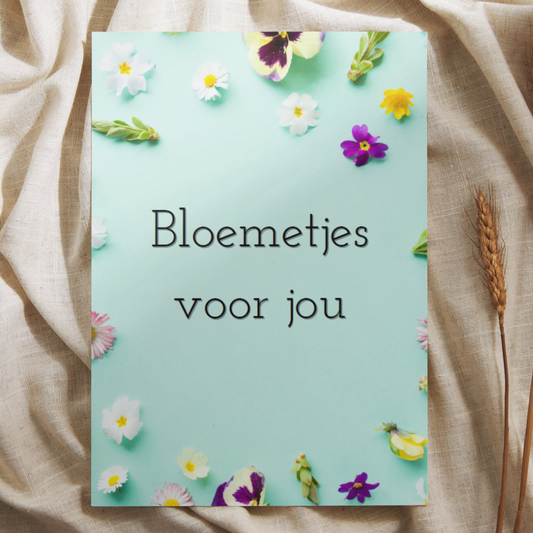 'Bloemetjes voor jou’ – Ansichtkaart