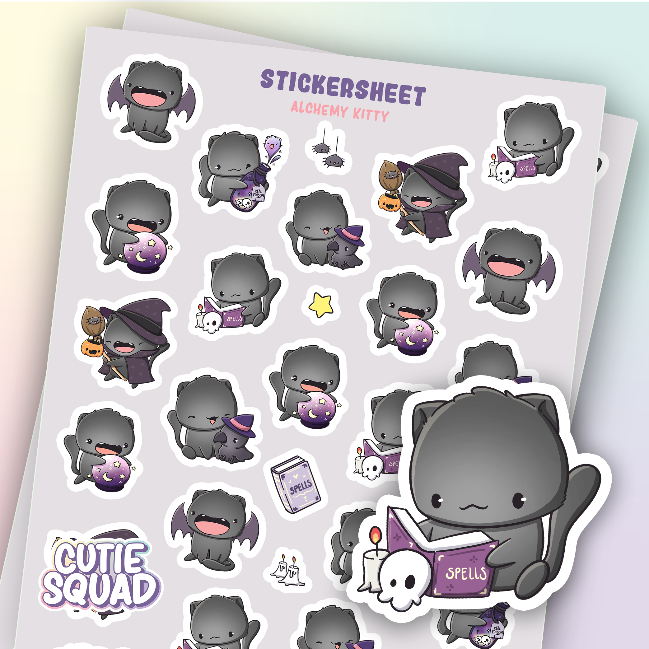 Heksenpoes | Stickervel