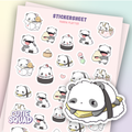 Panda Schotel | Stickervel