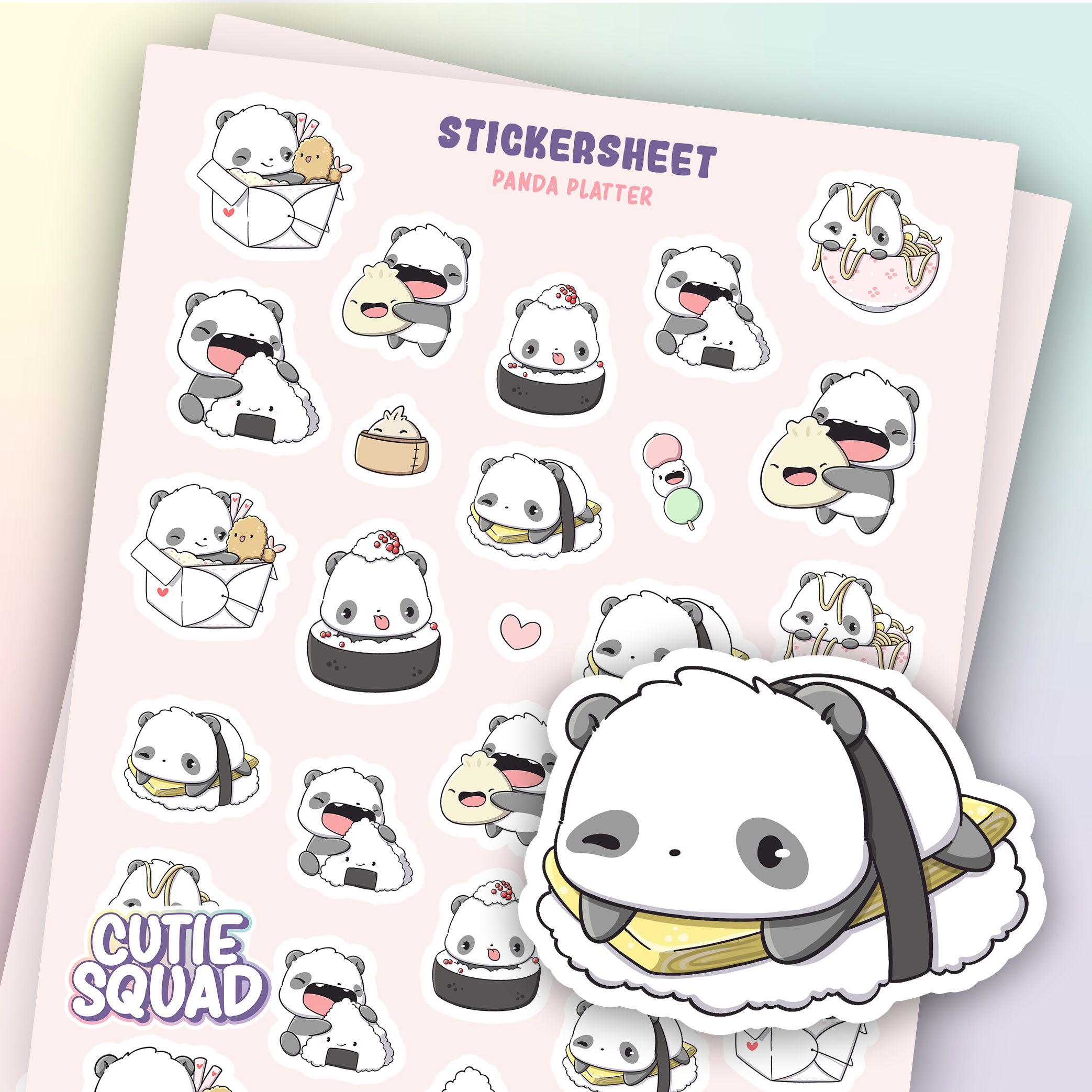 Panda Schotel | Stickervel