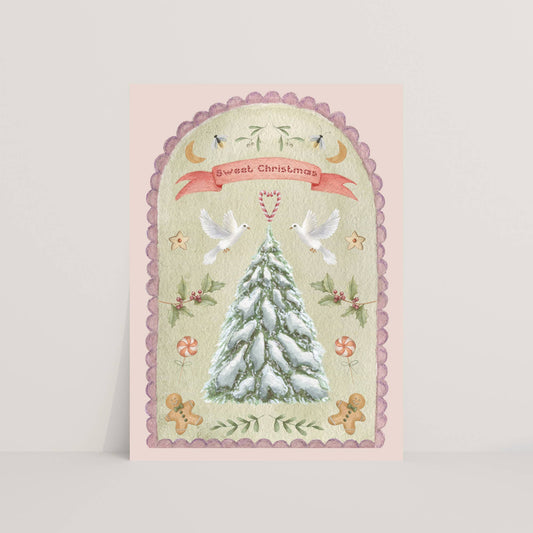 Sweet Christmas - Ansichtkaart