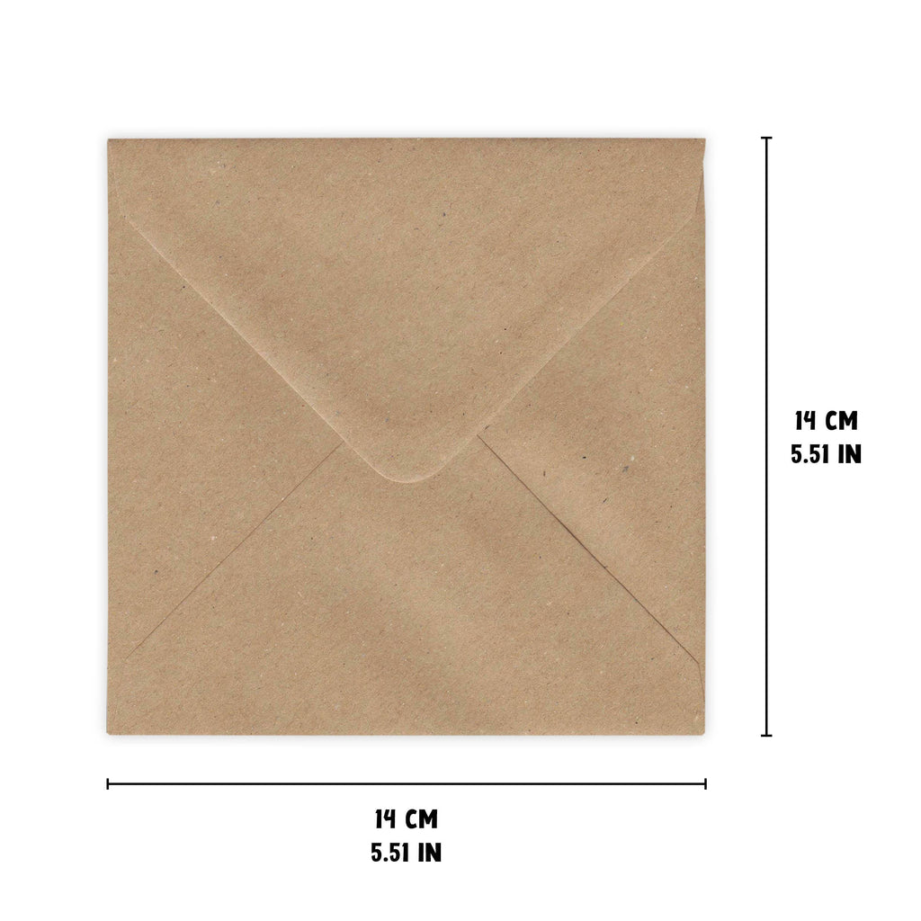 Grappige Vos - Wenskaart met envelop