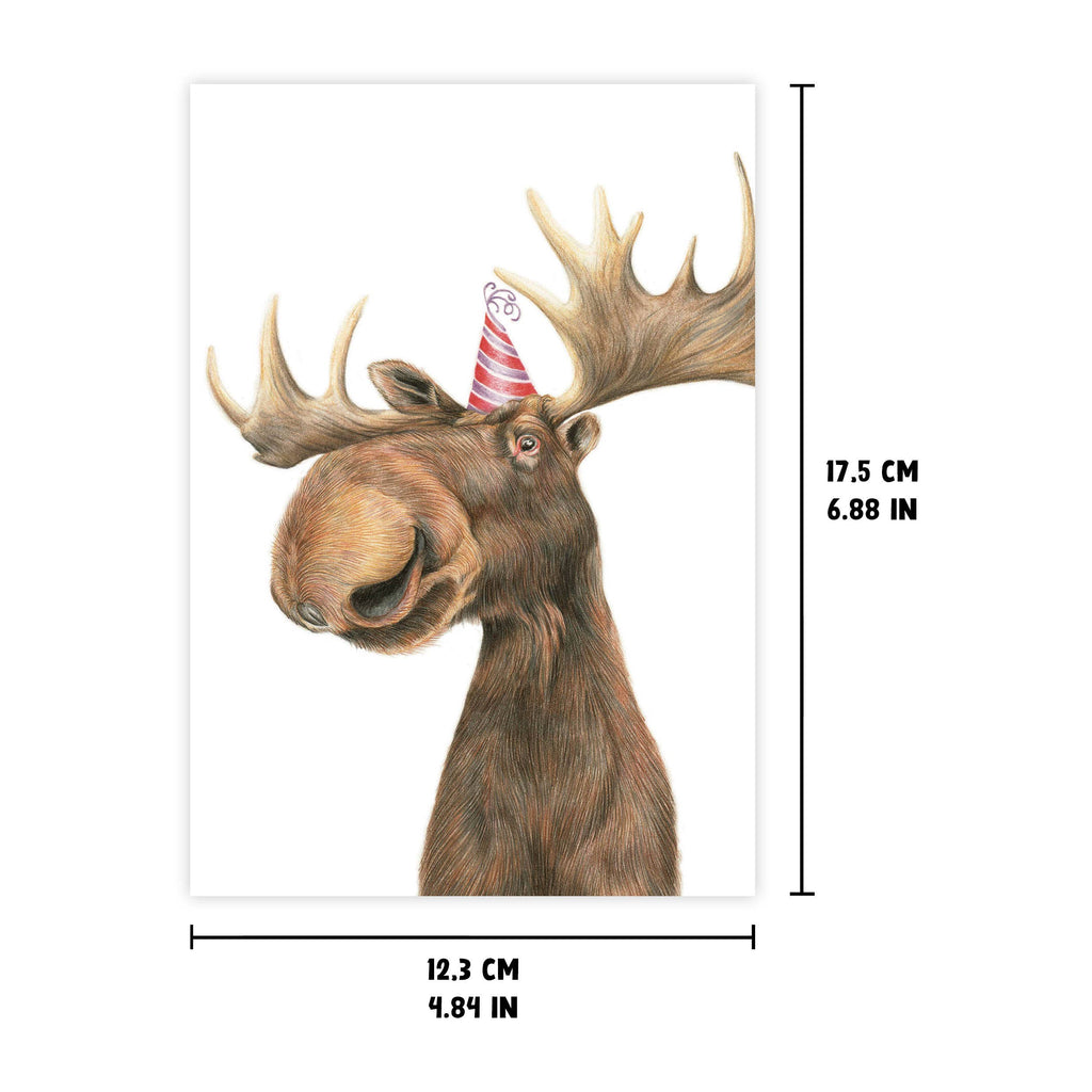 Grappige Eland - Wenskaart met envelop