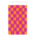 Geblokt Roze Oranje - 5 Zakjes 12x19cm
