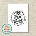 'Bee kind always’ – Quote Ansichtkaart