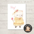 'Hey!' - Poes Ansichtkaart