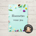 'Bloemetjes voor jou’ – Ansichtkaart