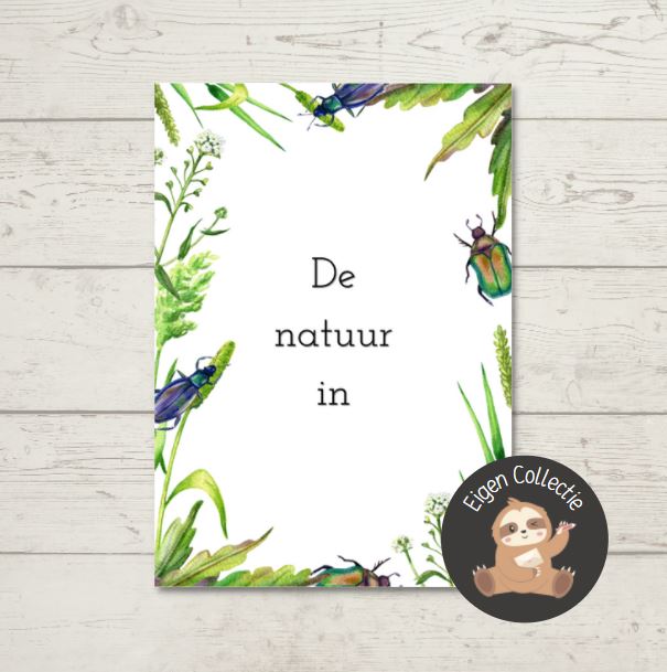 'De natuur in’ – Buiten Ansichtkaart