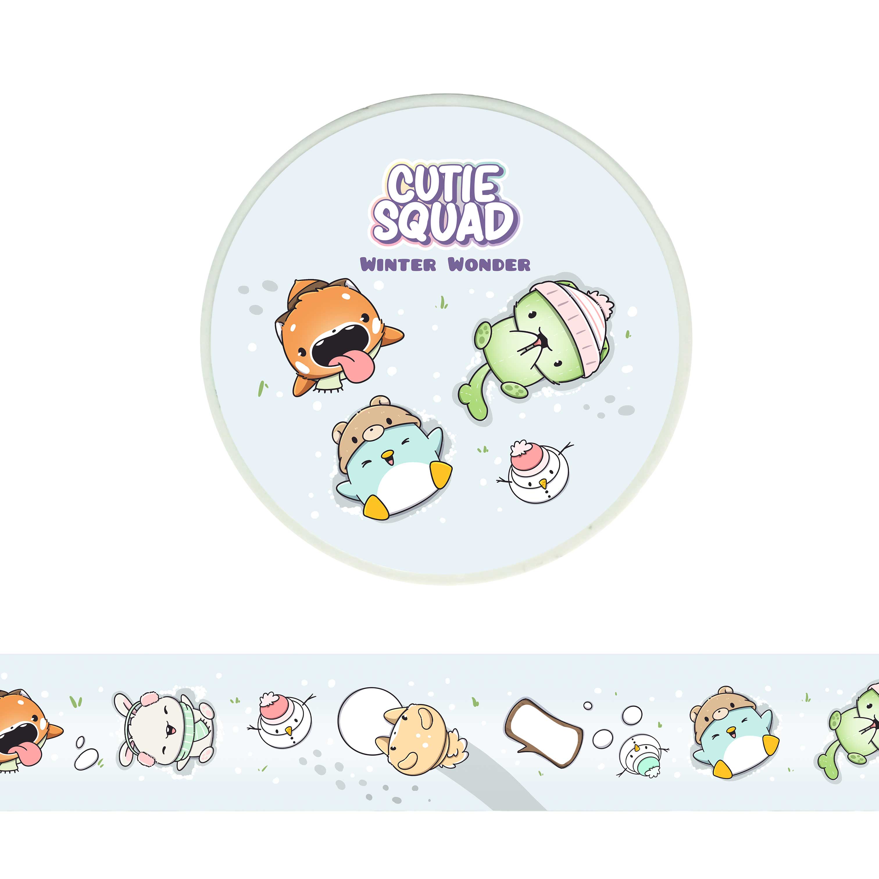 Winter Wonderland – Schattig winter washi tape 10 m