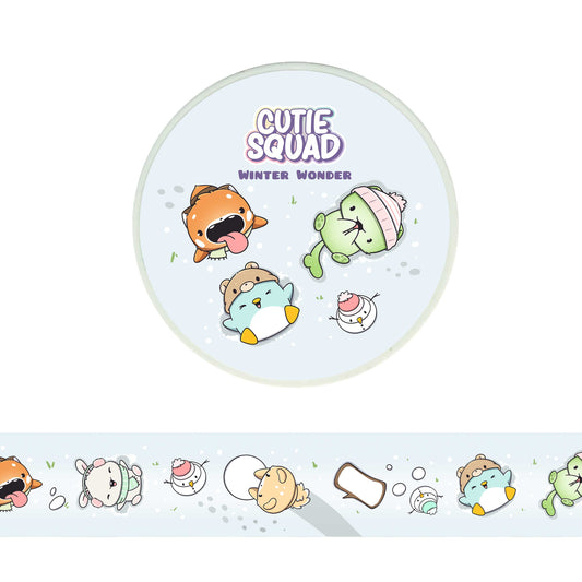 Winter Wonderland – Schattig winter washi tape 10 m