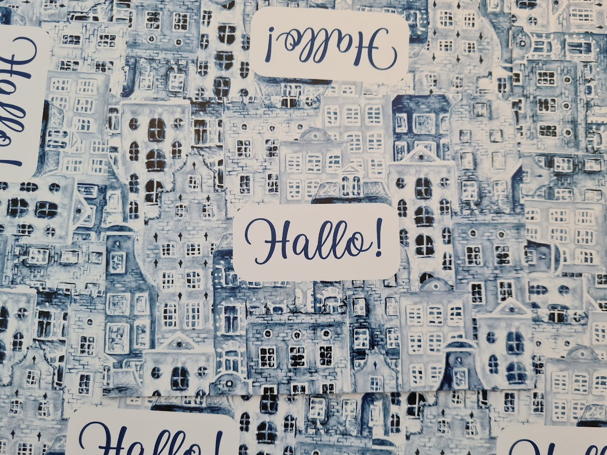 'Hallo!' - Holland Ansichtkaart