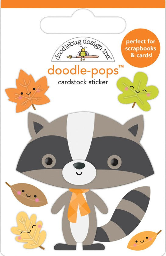 Rocky Wasbeer - Doodle-pops Sticker