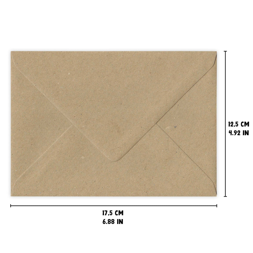 Kroonkraanvogel - Wenskaart met envelop