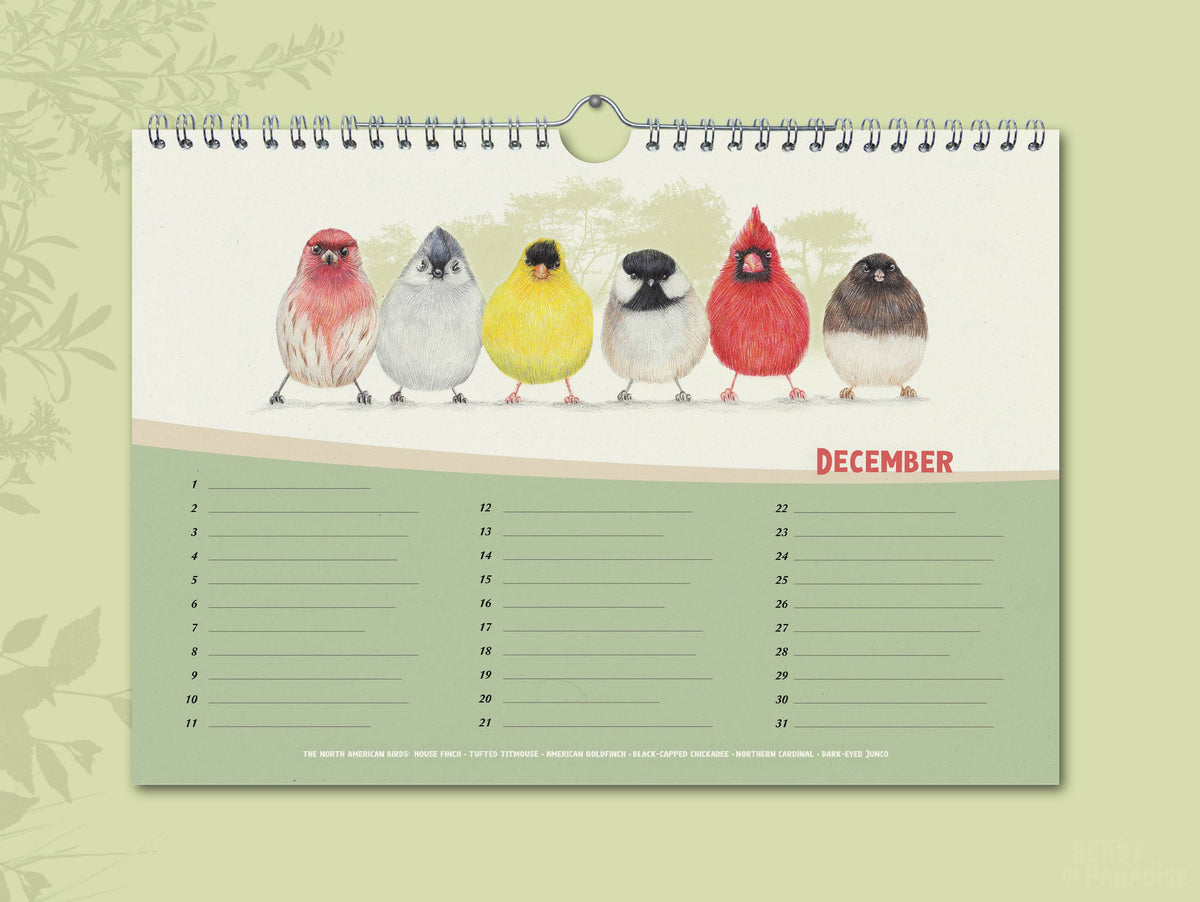 Vogels - Verjaardagskalender