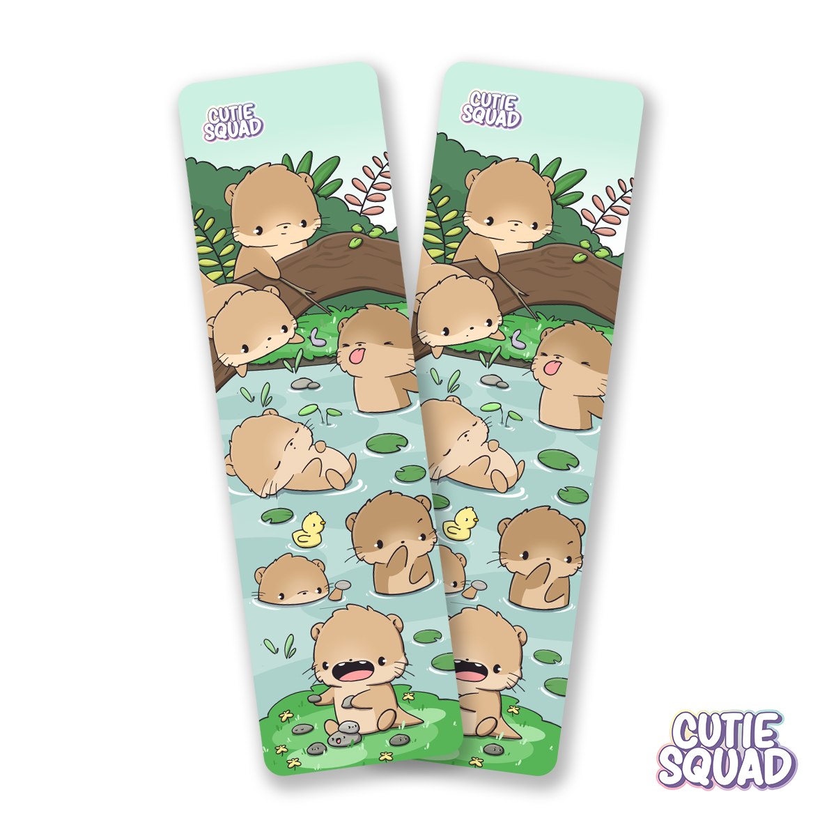 Otters deel 2 – Schattige otter-boekenlegger | Cadeau voor dieren- en boekenliefhebbers