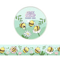 Bloemige bijen – schattige bijen washi-tape 10 m