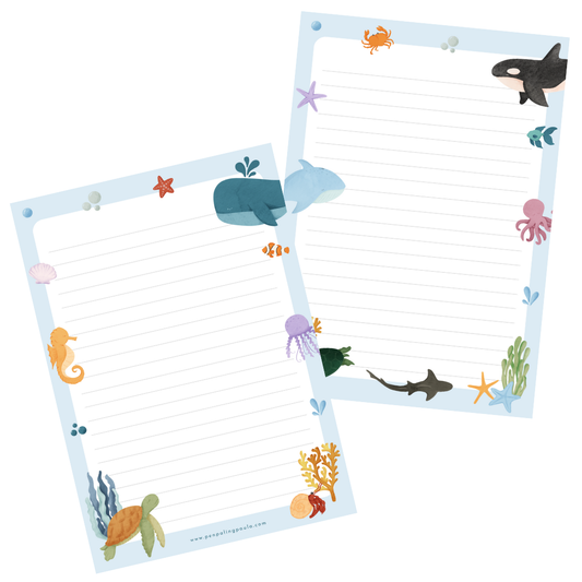 Zee Dieren - Notitieblok