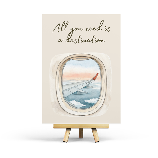 Bestemming Reizen - Ansichtkaart