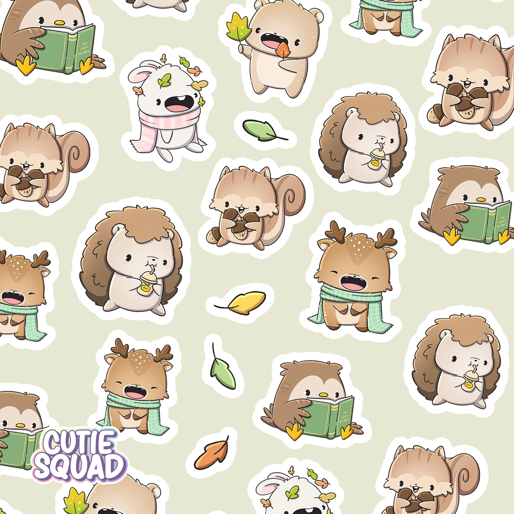 Bosvrienden | Stickervel