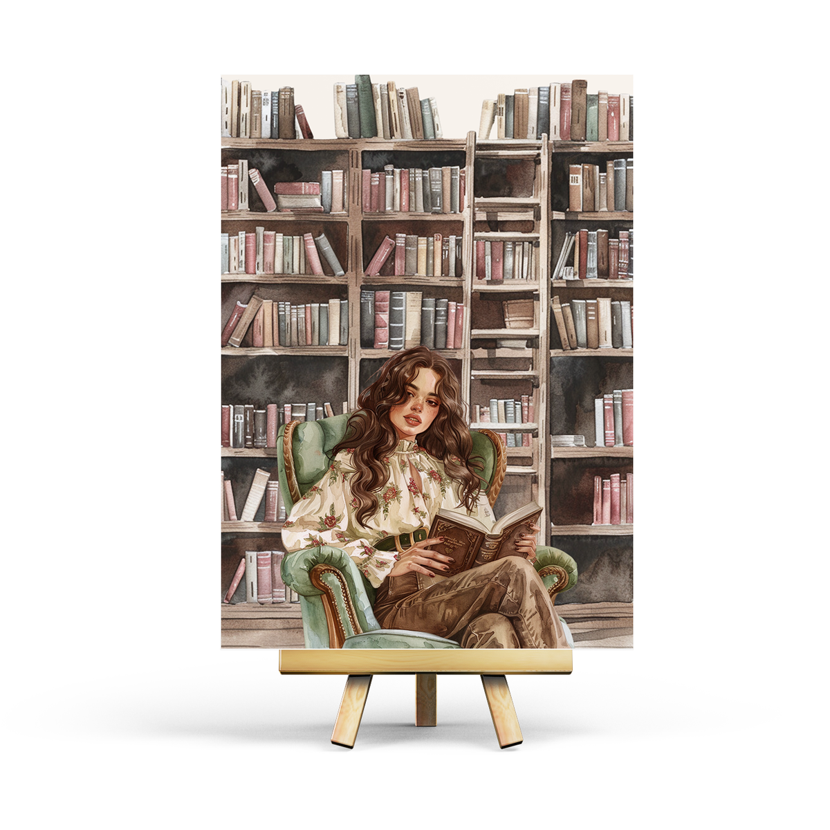 Cozy Reading - ansichtkaart