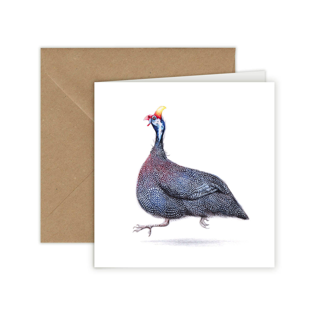 Gekke Kwartel - Wenskaart met envelop