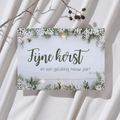 'Fijne kerst en een gelukkig nieuw jaar' - Ansichtkaart
