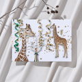 Giraffes champagne – Feest Ansichtkaart