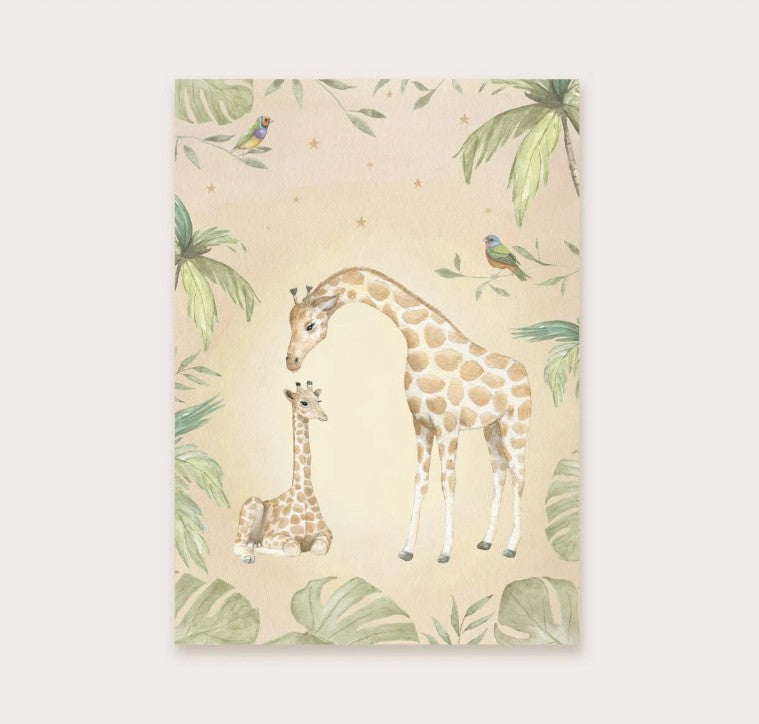 Giraffen tropisch - Ansichtkaart