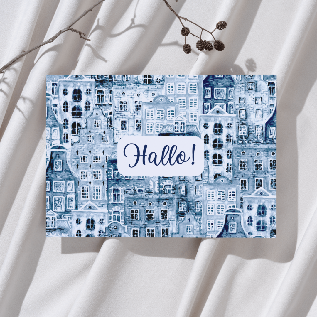 'Hallo!' - Holland Ansichtkaart