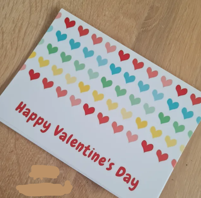 'Happy Valentine’s Day’ – Valentijnsdag Ansichtkaart