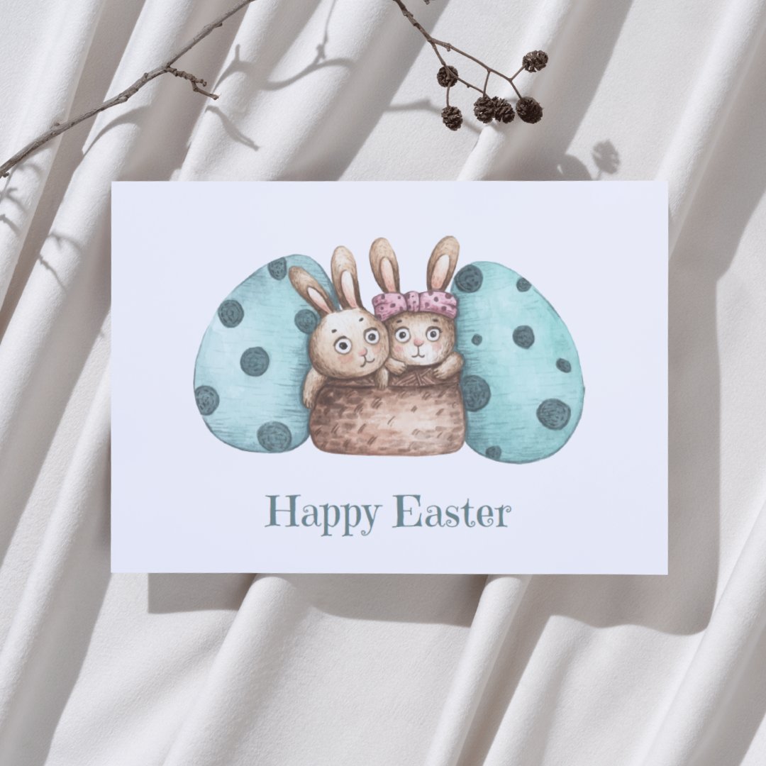 'Happy Easter’ – Pasen Ansichtkaart