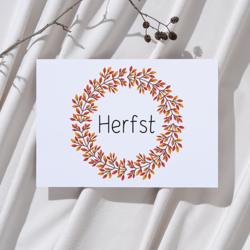 'Herfst' - Krans Ansichtkaart