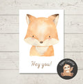'Hey you!' - Vosje Ansichtkaart
