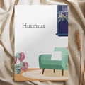 'Huismus’ – Quote Ansichtkaart