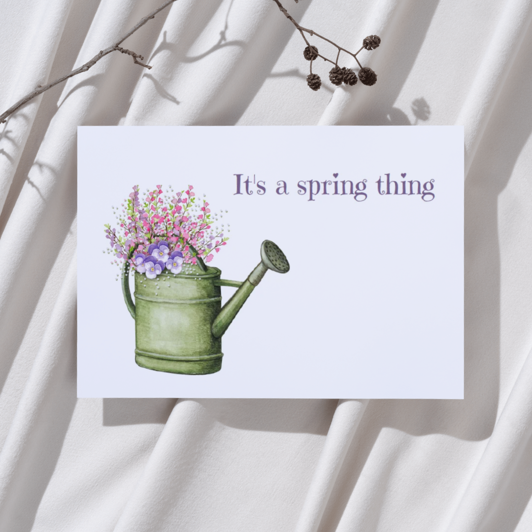 'It’s a spring thing’ – Gieter Lente Ansichtkaart